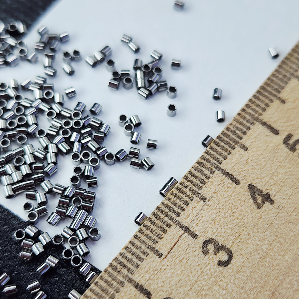 Кримп 1.5мм, сталь, крепко держит, зажимная бусина для троса