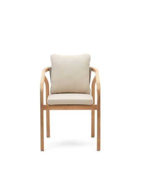 Стул Malaret, массив эвкалипта, бежевый