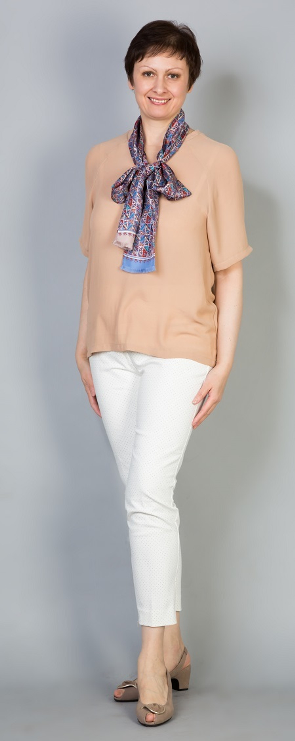 Кашне 12x190 Petrusse Cameo Bleu Nuit