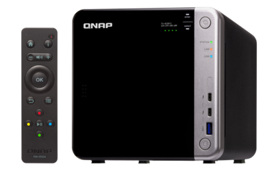 Сетевой накопитель QNAP TS-453BT3, Thunderbolt 3, ОЗУ 8 Гб, 2х1000 Мб/с
