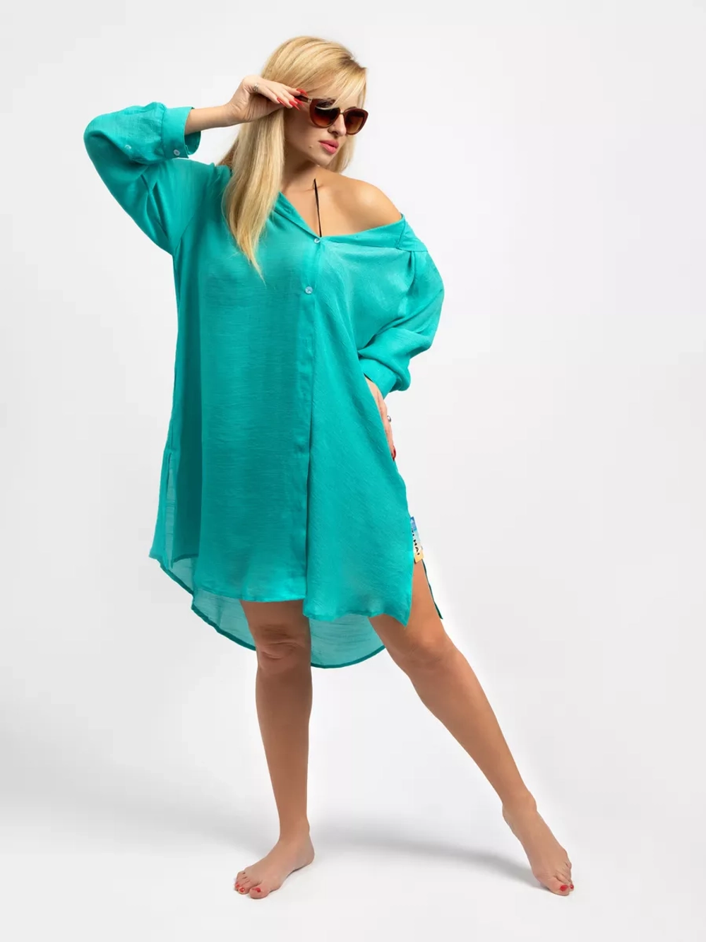 туника пляжная рубашка для купальника