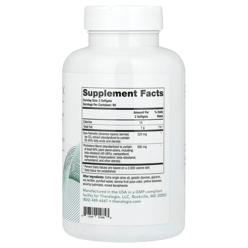 Theralogix, Prostate SR, 180 мягких таблеток