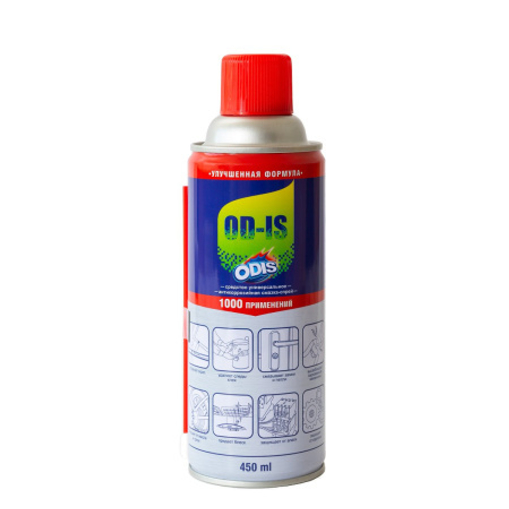 Антикоррозийная смазка-спрей ODIS De-Rust and Lubricating OD-48, аэрозоль 450 мл.