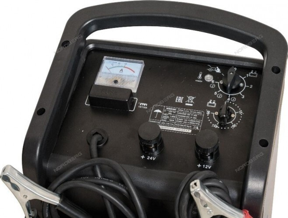 Пускозарядное устройство NORDBERG WSB360 12/24v макс ток 360А ЦБ-00002165