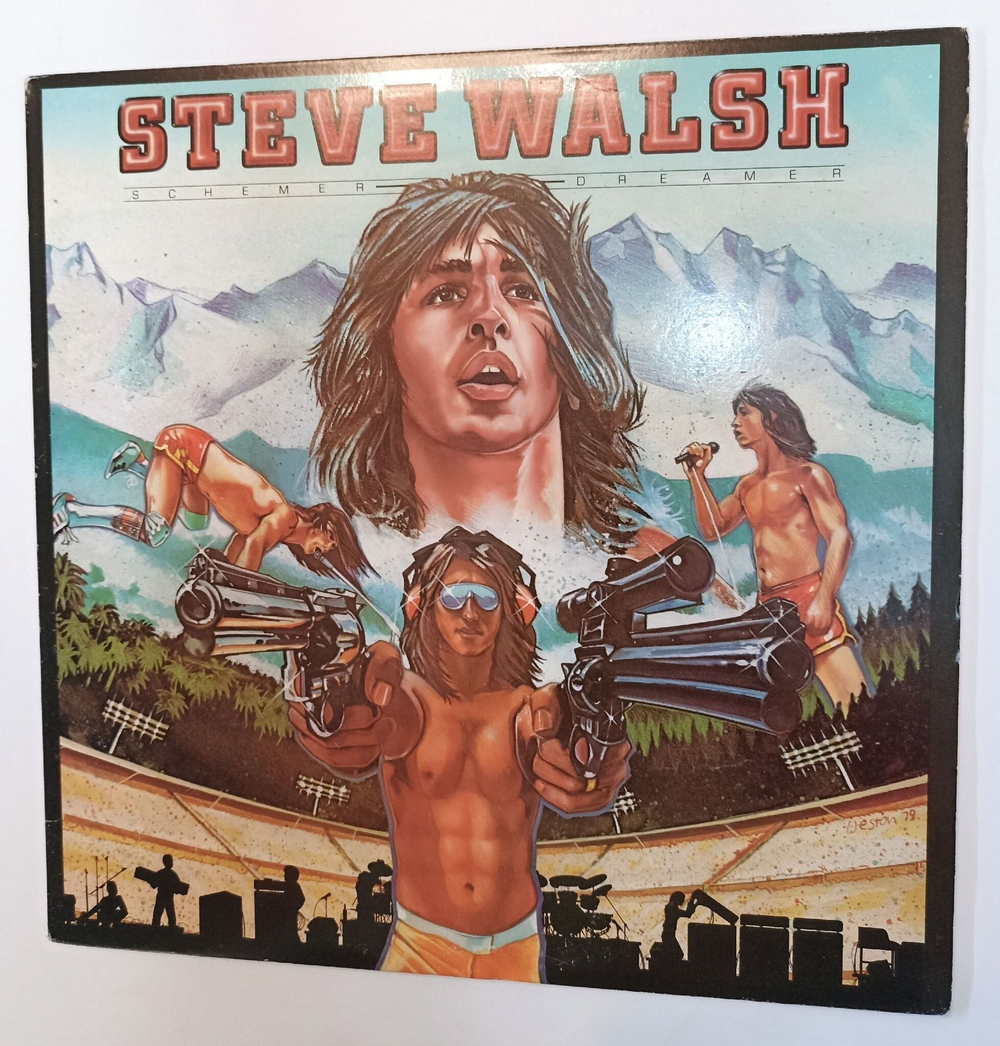 Винтажная виниловая пластинка LP Steve Walsh Schemer Dreamer (USA 1980)