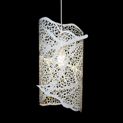 Люстра светильник подвесной leaf skeleton pattern белый Декор для дома, подарок