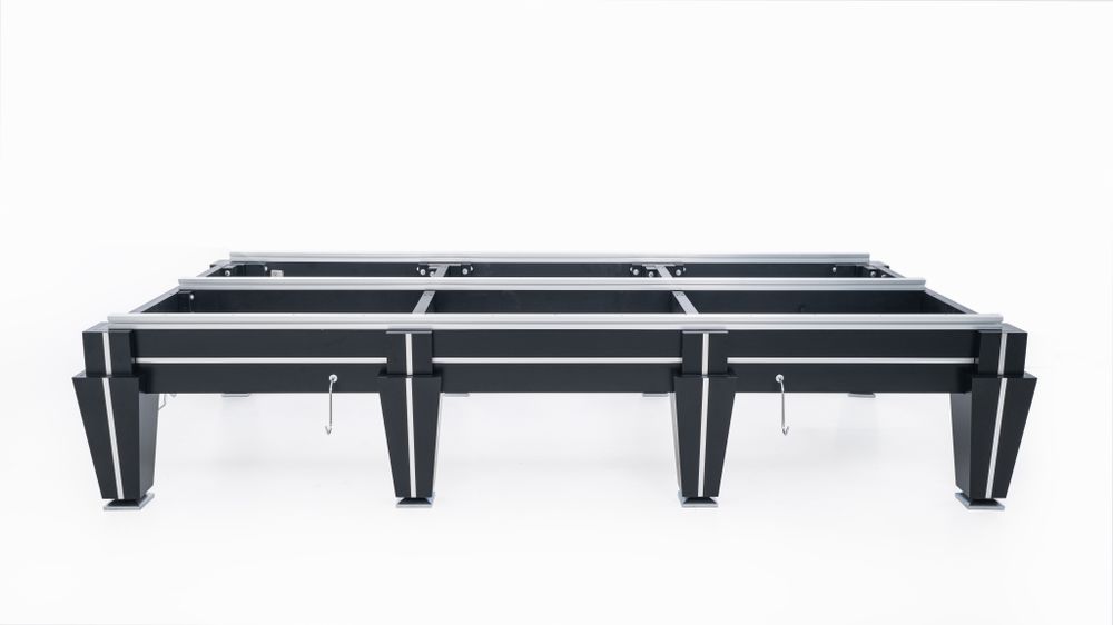 Бильярдный стол для русской пирамиды RASSON "Magnum" (12 футов, черный)