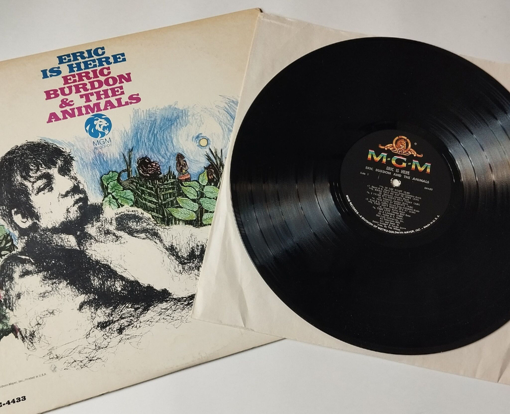 Винтажная виниловая пластинка LP Eric Burdon and The Animals Eric Is Here (USA 1967)