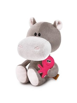 Мягкая игрушка Бегемотик Бапото с осминогом 15cm