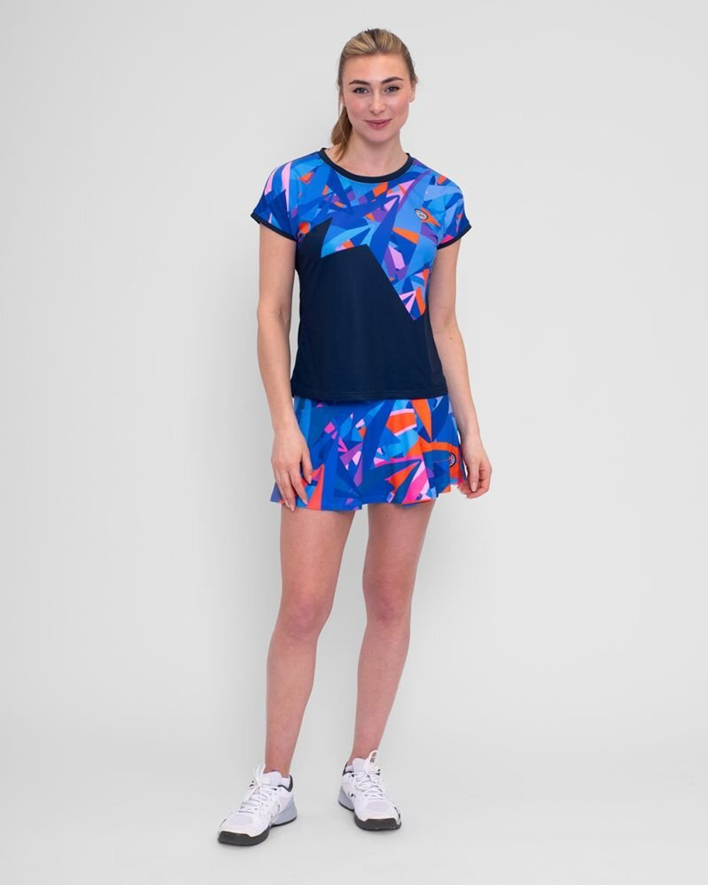ОДЕЖДА ДЛЯ ТЕННИСА Женская, Футболка BIDI BADU SPIKE CAPSLEEVE .