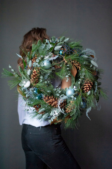 Рождественский венок Сибирь