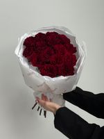 Букет из красной розы ХЕРТС 15 шт