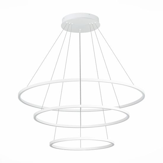 ST605.503.114 Cветильник подвесной SMART ST-Luce Белый/Белый LED 1*114W 2800-6500K AURA