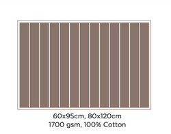 Коврик для ванной 80x120 Hamam Hanim горчичный