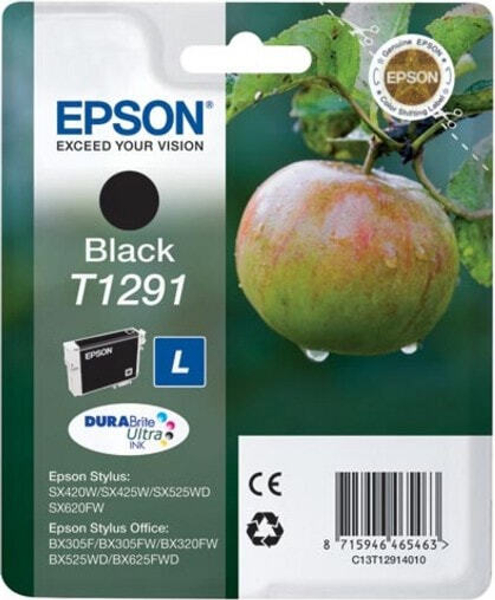 Картридж струйный Epson Apple Singlepack T1291 DURABrite Ultra C13T12914011