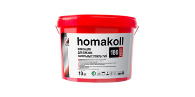 Фиксация для гибких напольных покрытий Homakoll 186 Prof 10 кг