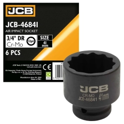 Головка ударная 3/4'', 41мм (12гр.) JCB JCB-46841