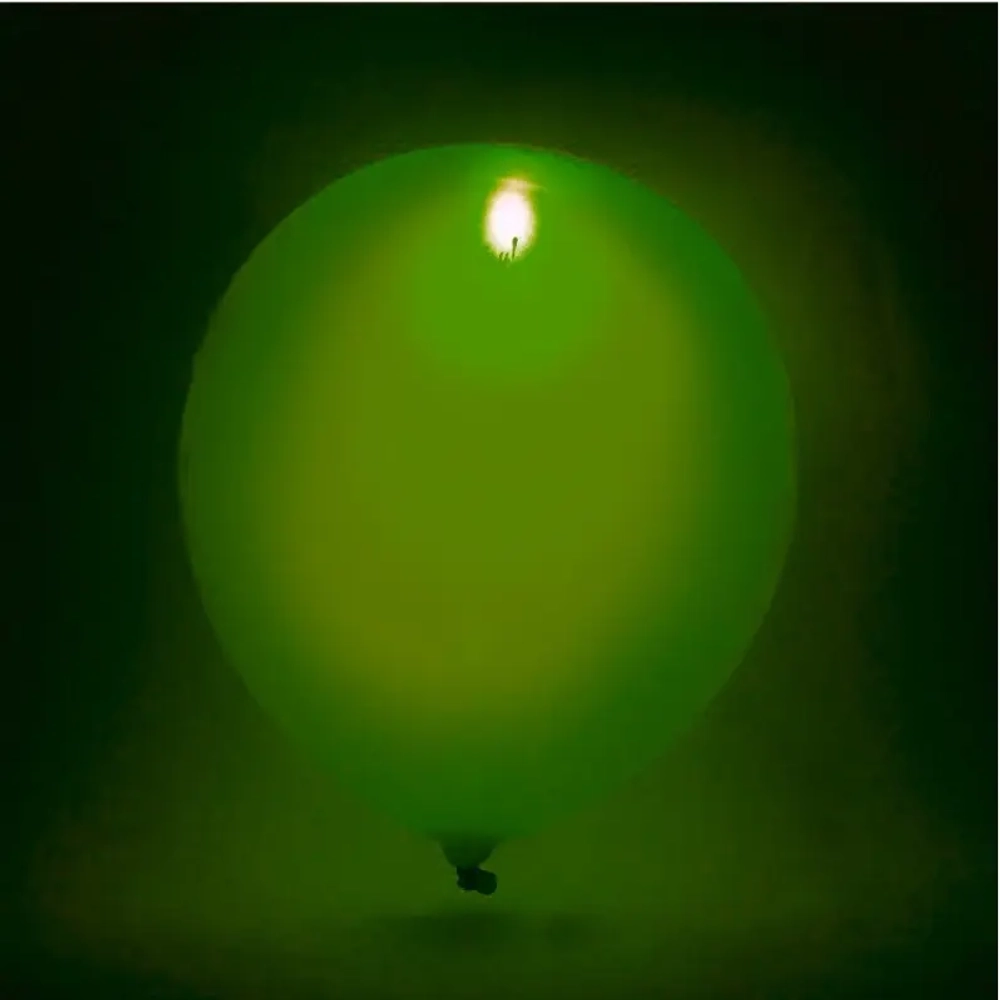 Воздушные шары 5 шт, 10»/25см Светящиеся, красный