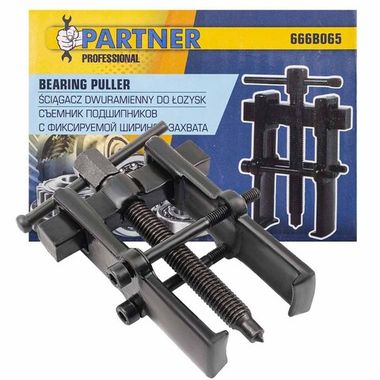 Съемник подшипников с фиксацией стяжными болтами 3''(? захвата- 55мм, длина лап- 105мм) Partner PA-666B065