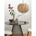 Светильник подвесной texture rib, D48 см, бежевый