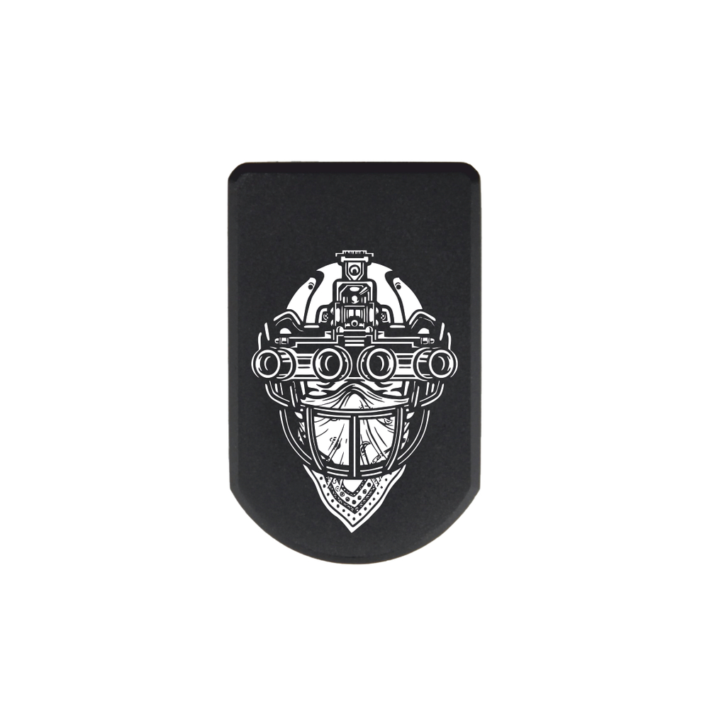 Пятка +3 патрона для магазинов Grand Power, ПЛК, CZ, Tanfoglio с гравировкой Воин