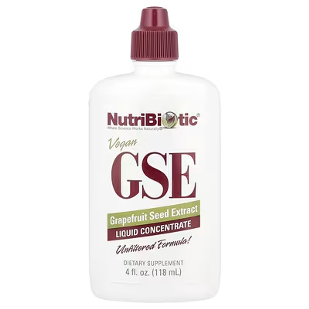 NutriBiotic vegan GSE grapefruit extract 118 ml.