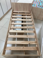 Кровать с ящиком Бруно дуб сонома/белый 900*2000