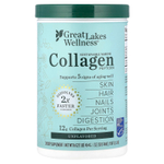 Great Lakes Wellness, экологичные пептиды морского коллагена, без вкусовых добавок, 454 г (16 унций)