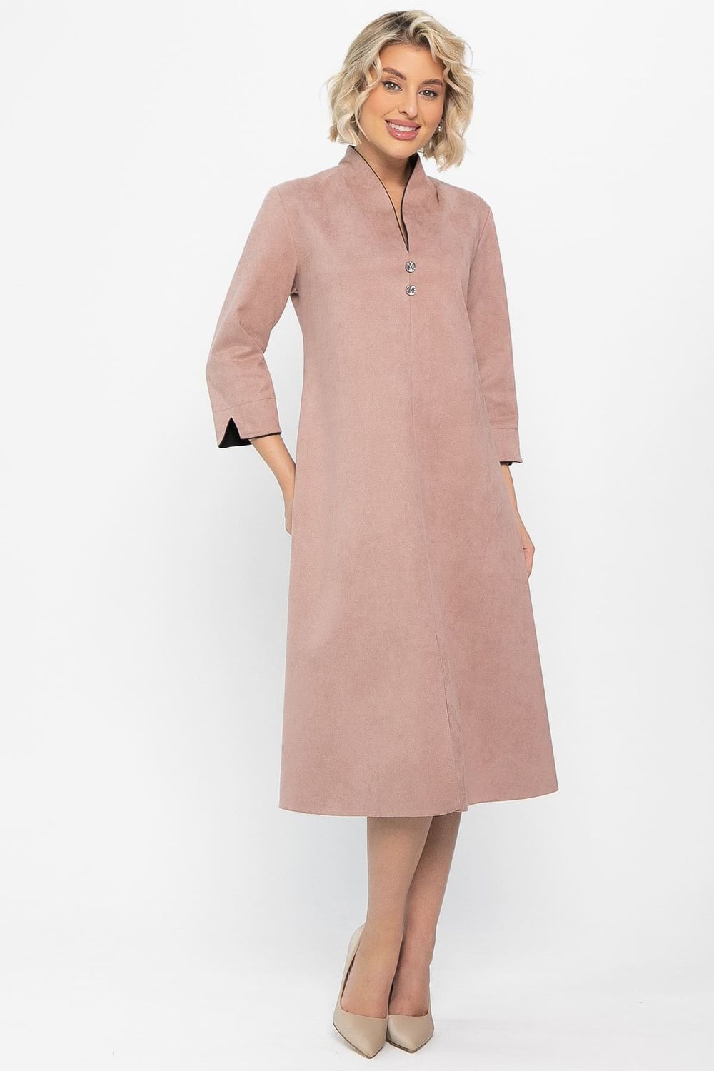 Платье замшевое Дарьяна НЬЮ (чайная роза) П14650-18М LT Collection (Акция)