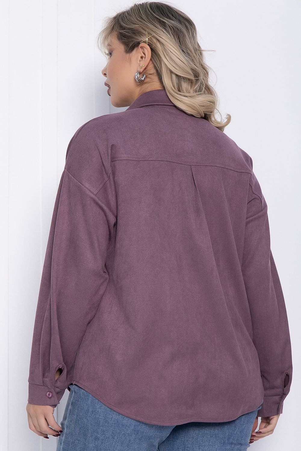 Рубашка Камета (пыльно-фиолетовая) Б12350-18 LT Collection