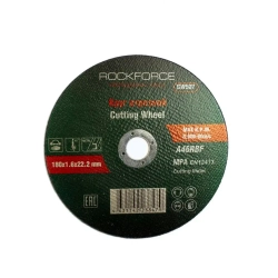 Круг отрезной по металлу 180x1.6x22.2мм RockForce##Rock FORCE RF-CW507