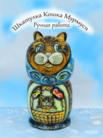 Шкатулка авторская, деревянная