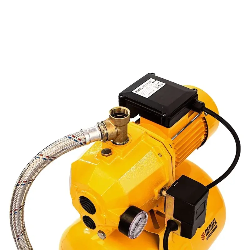 DENZEL PSD800C насосная станция 800 вт, 2400 л/ч, ресивер 24 л, всасывание 20 м, эжекторная 97212