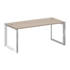 Onix Direct Lux Стол руководителя О-обр. м/к M-O.MO-SRR-5.8 Дуб Аттик/Нержавеющая Сталь/Хром 1780*80