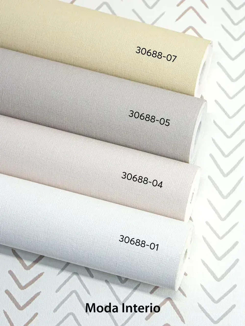 Обои флизелиновые виниловые, геометрия на белом, ковер, мешковина, метровые, для спальни, Arrow (Moda interio)