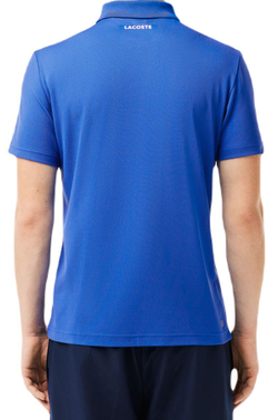 Мужское теннисное поло Lacoste Tennis x Novak Djokovic Ultra-Dry Polo - blue
