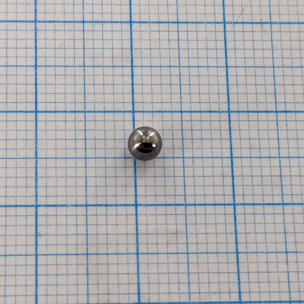 OPT-PW2050-23 Шарик переключателя 3,5х3,х3,5 мм для гайковерта OPT-PW2050