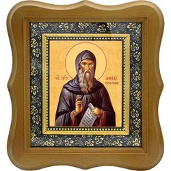 Давид Эвбейский игумен, преподобный. Икона на холсте.