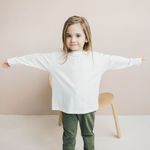 Лонгслив базовый "Молоко" с карманом