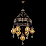 Citilux Каир CL419165 Люстра подвесная Мозаика Янтарь