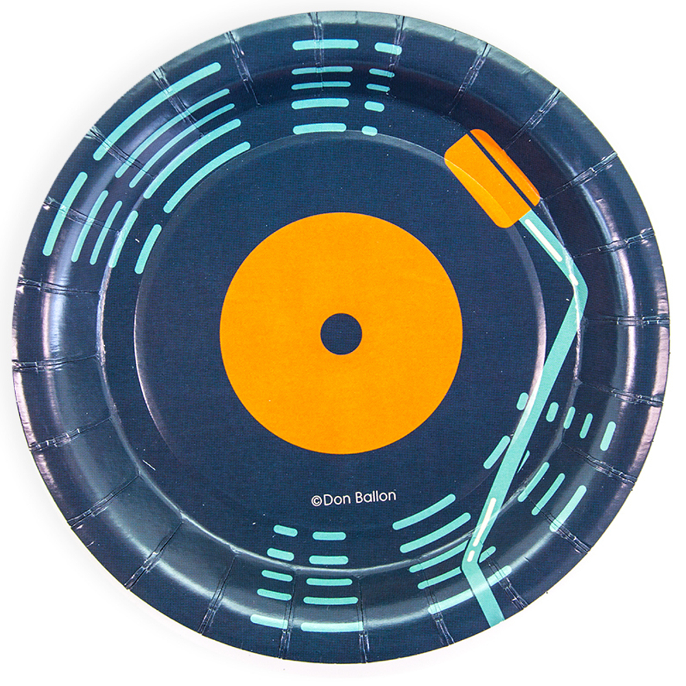 Тарелки "Мистер Хипстер", 6 шт. (7''/18 см)
