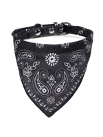 Ошейник из искусственной кожи Бандана, XS чёрный 10х310мм Триол