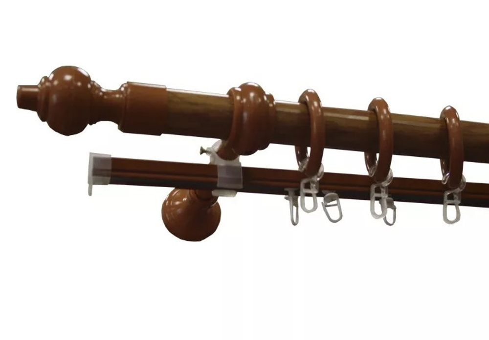Карниз КАНТРИ + У шина 1,4  м ЧЕРЕШНЯ