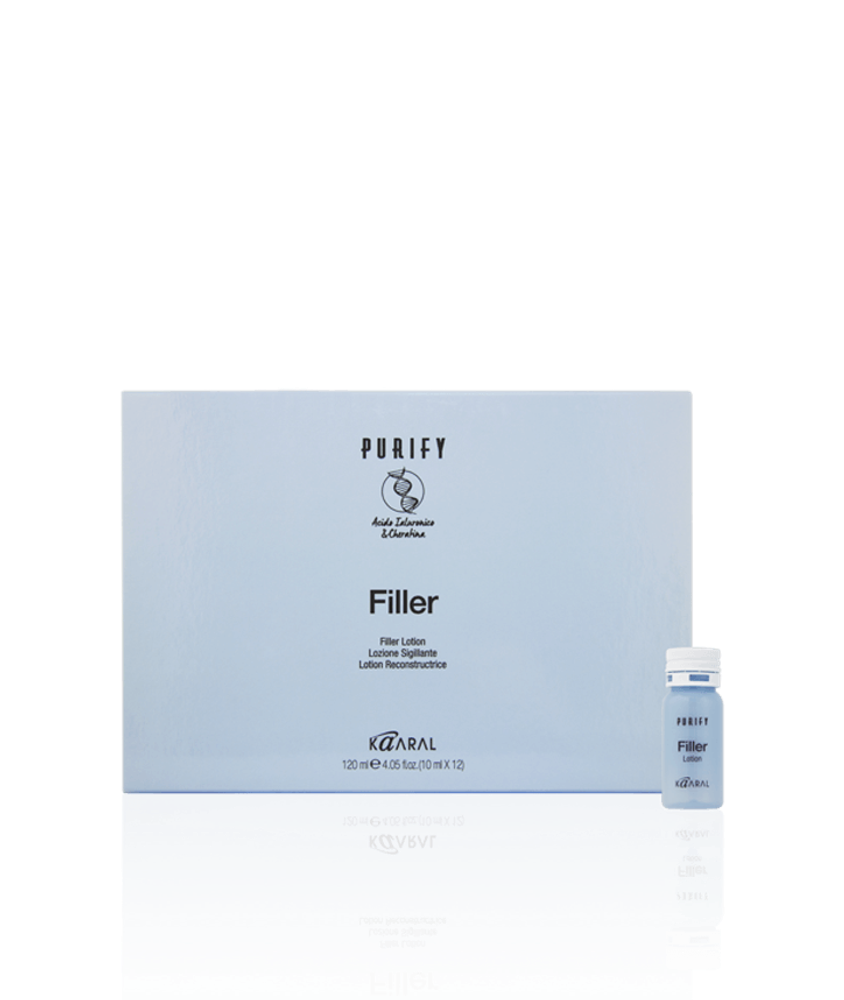 Лосьон в ампулах KAARAL Purify Filler Lotion уплотняющий для волос - 12*10 мл. (упаковка)