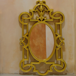 Настенное зеркало Аваллон - Золото Объект мечты