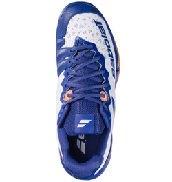 Мужские кроссовки для бадминтона/сквоша Babolat Shadow 4 - white/blue navy