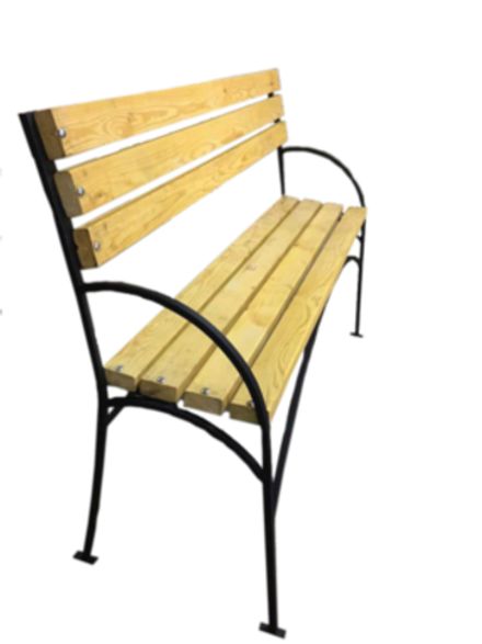 Лавка парковая 1,8 м со спинкой