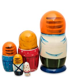 Народные промыслы МР-24/ 04-C Матрешка 5м «Кот»