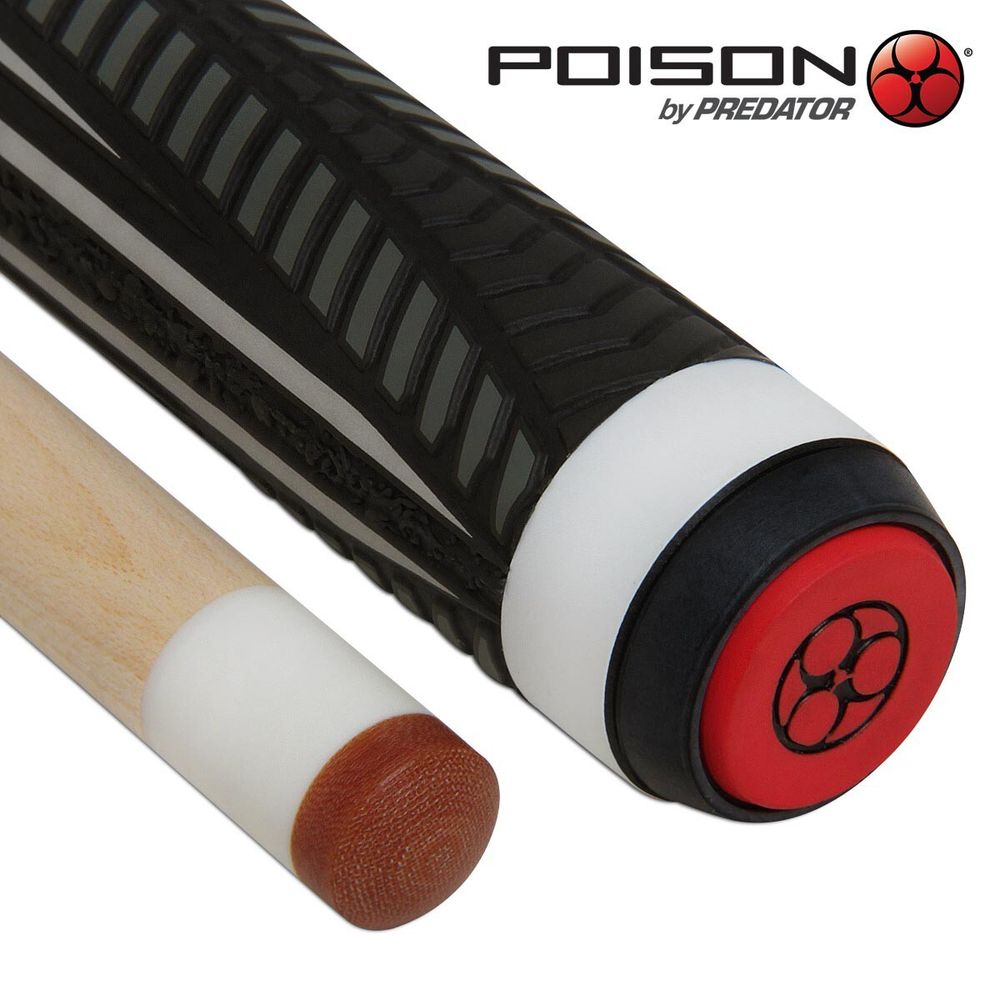 Кий Poison VX⁴ Jump White and Black GTX™ Grip 2PC Пул 7,5oz