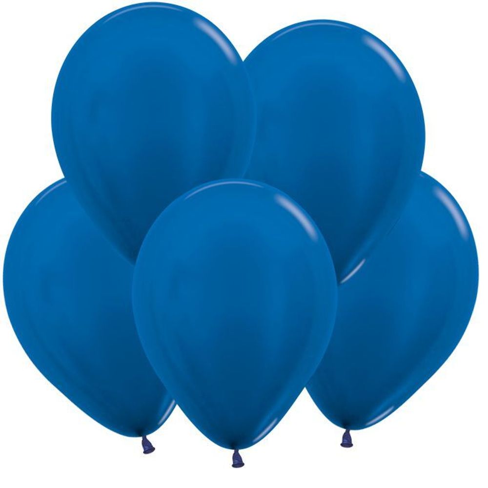 Шар 12&quot; Синий, Метал / Blue 540 Sp
